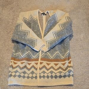 Patterned Cardigan Sweater